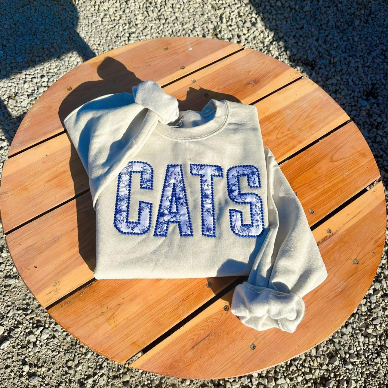 floral Cats crewneck